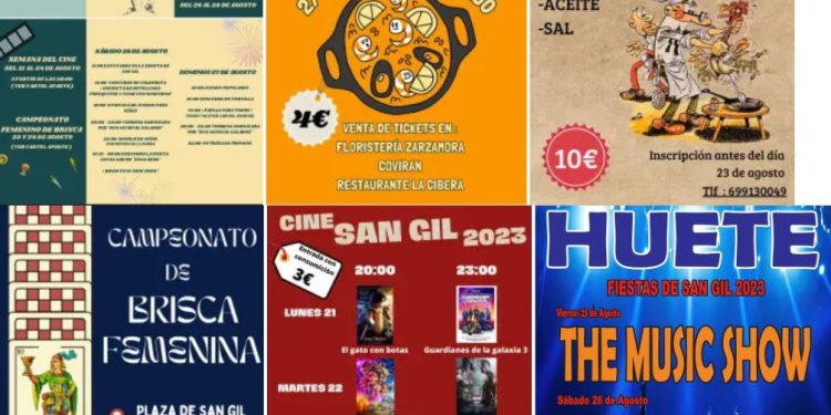 Huete. Fiestas de San Gil 2023 Huete. Fiestas de San Gil 2023