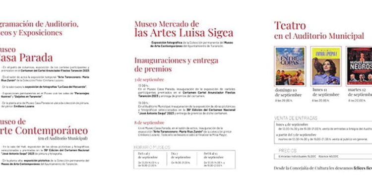 ‘Entre Copas’, ‘¡Viva la Pepa!’ y ‘Muchos amigos negros’, en el auditorio municipal de Tarancón durante las fiestas patronales ‘Entre Copas’, ‘¡Viva la Pepa!’ y ‘Muchos amigos negros’, en el auditorio municipal de Tarancón durante las fiestas patronales