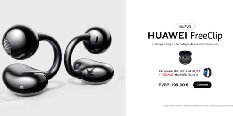 Huawei FreeClip: fusión de sonido, estilo y batería de larga duración en la nueva serie de auriculares Open-Earbuds