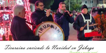 Tiruraina enciende la Navidad en Jábaga