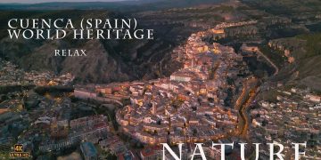 4K. Cuenca (Spain), World Heritage. Relax. Nature